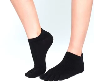 Dansebutikken Moonchild sorte toe socks til yoga> Andet Til Yoga
