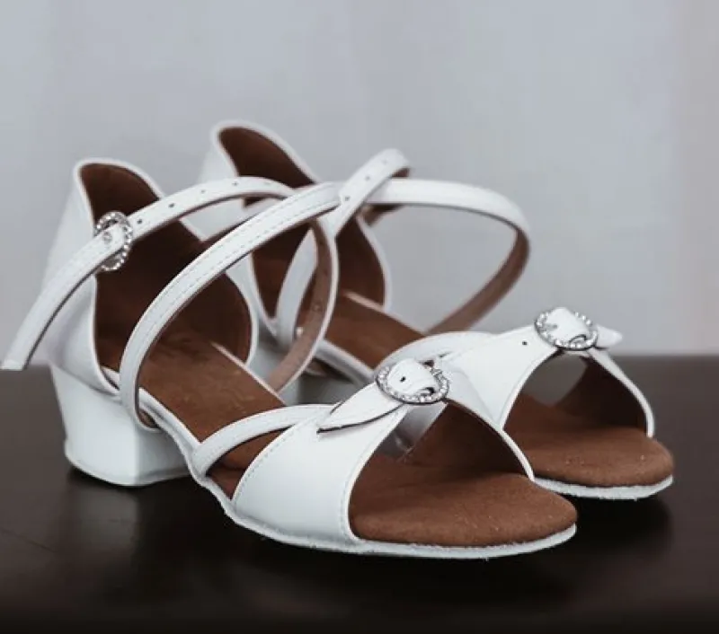 natasha_pige_hvid_dansesk_1.webp Dansebutikken Natasha pige hvid dansesko International>Børn Pige Dansesko