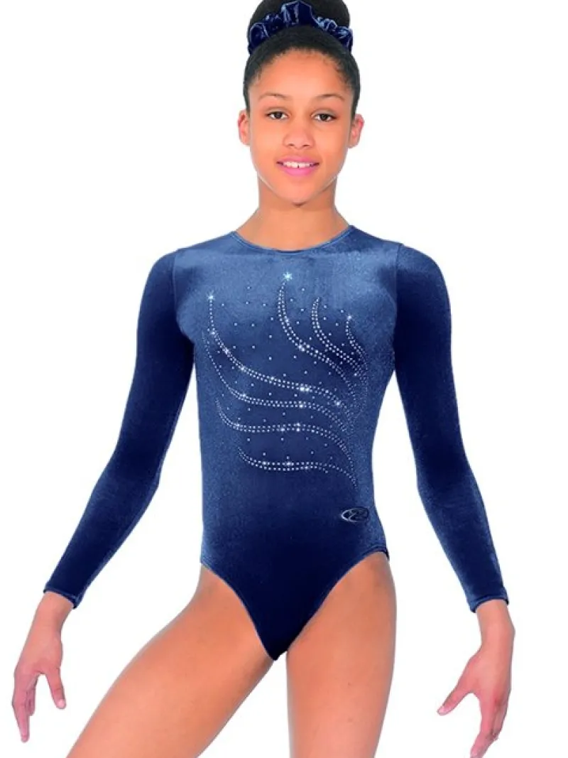 navy_velour_gymnastikdrag_0.webp Dansebutikken Navy velour gymnastikdragt piger The zone> Dragter Piger