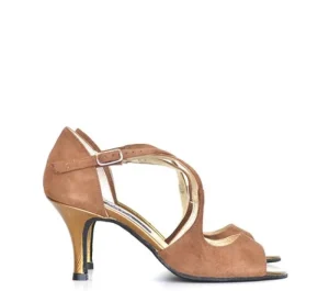 Dansebutikken Nueva Epoca Tessa smuk brun dansesko>Dame Salsasko Damer | Tangosko Damer