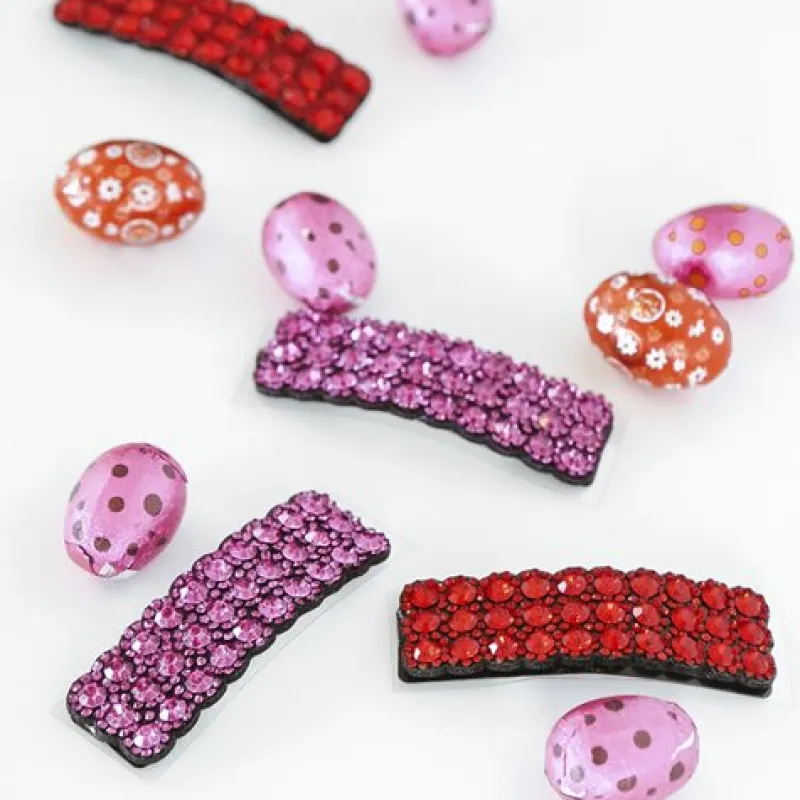 pink_clicclac_hrspnde_med_3.webp Dansebutikken Pink clic-clac hårspænde med rhinsten> Gymnastik Hårtilbehør | Hår Accessories