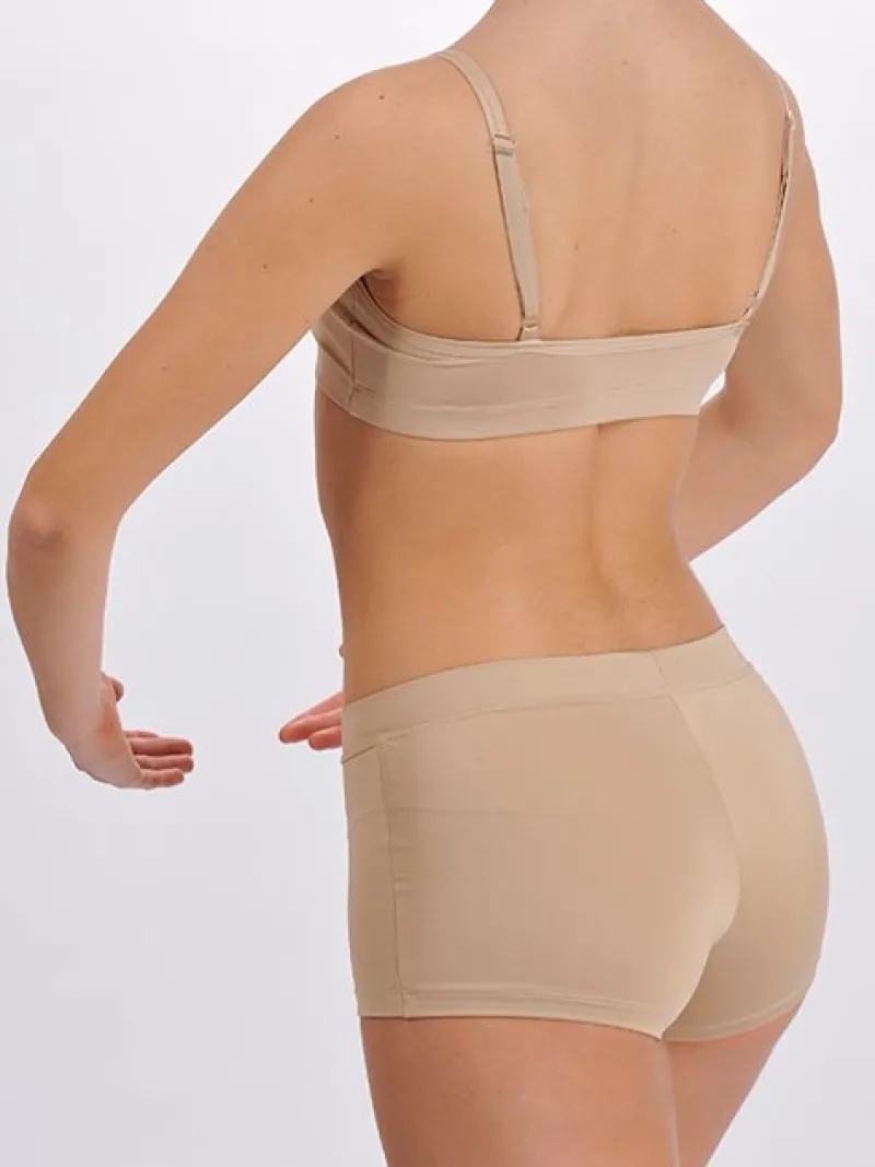 pridance_hudfarvet_hotpan_1-1.webp Dansebutikken Pridance hudfarvet hotpants til børn>Børn Underdele Til Disco | Underdele Piger