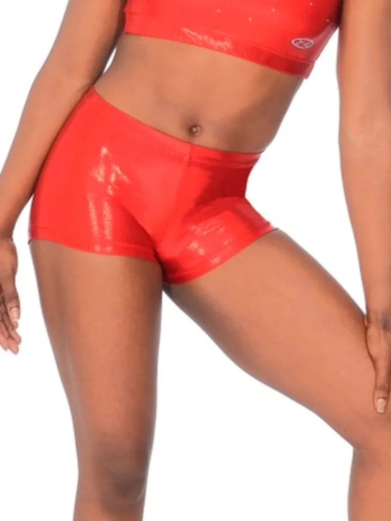 rde_blanke_gymnastikshort_0.webp Dansebutikken Røde blanke gymnastikshorts piger The zone> Underdele Til Disco | Underdele Piger