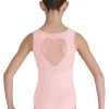Dansebutikken Rosa balletdragt til piger m. hjerte ryg Bloch>Børn Balletdragter Børn