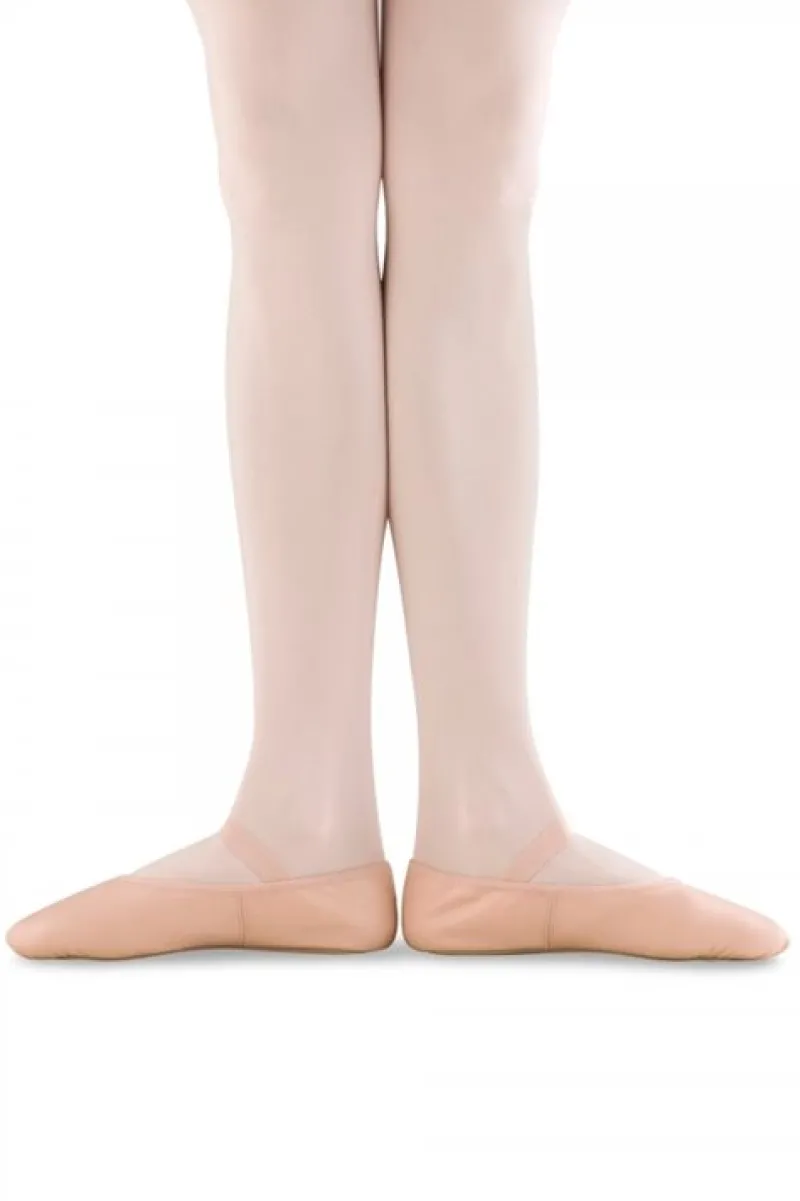 rosa_balletskospringsko_i_1.webp Dansebutikken Rosa balletsko/springsko i skind m.fuldsål Bloch> Balletsko Bløde