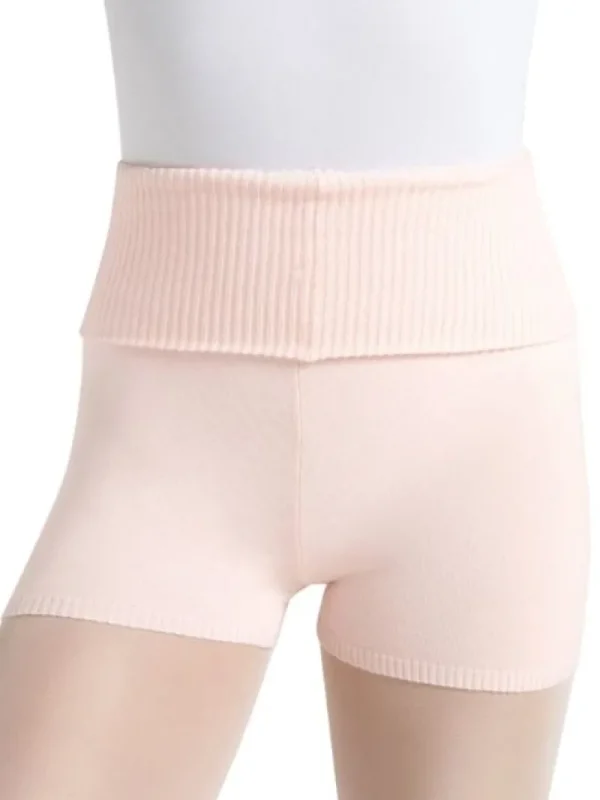 Dansebutikken Rosa strik balletshorts til teen og damer Capezio>Dame Ballet Underdele Damer