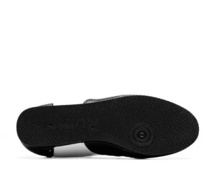 Dansebutikken Rumpf sammy sneaker fuldsål i sort hvid skind>Dame Sneakers Herrer | Linedance Sko Herrer