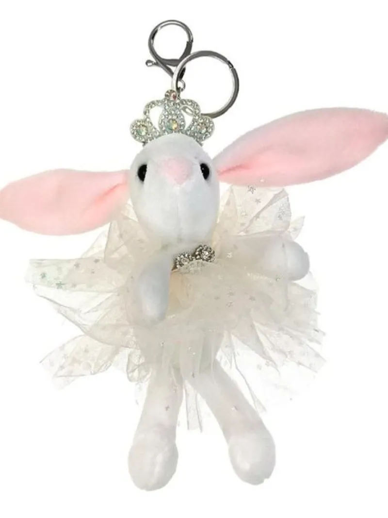 sd_balletkanin_nglering_i_0-1.webp Dansebutikken Sød balletkanin nøglering i hvid>Børn Andet Til Ballet | Balletting Børn