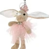 Dansebutikken Sød balletkanin nøglering i beige>Børn Andet Til Ballet | Balletting Børn