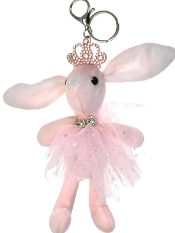 Dansebutikken Sød balletkanin nøglering i rosa>Børn Andet Til Ballet | Balletting Børn