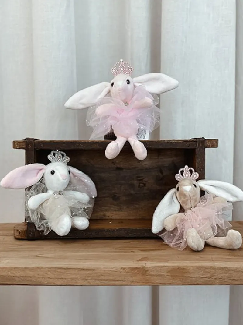 sd_balletkanin_nglering_i_1.webp Dansebutikken Sød balletkanin nøglering i beige>Børn Andet Til Ballet | Balletting Børn