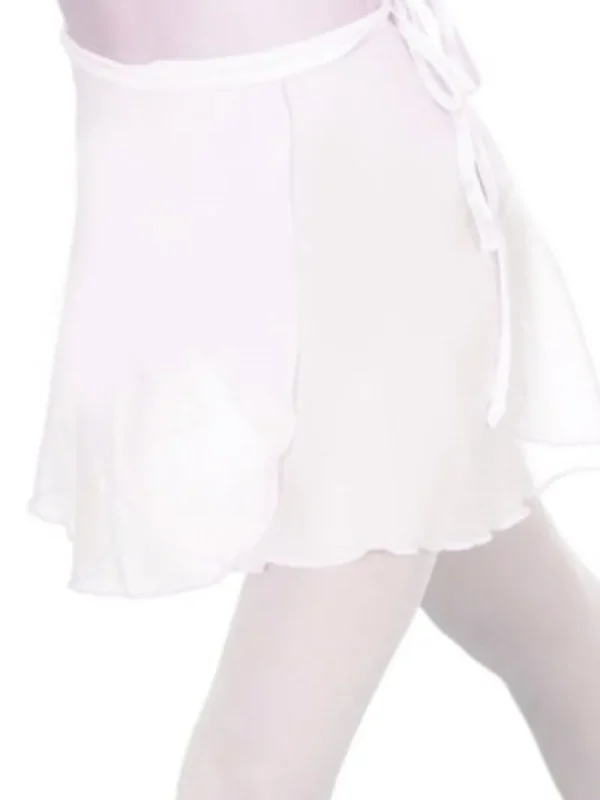 Dansebutikken Seré hvid chiffon slå om skørt>Dame Underdele Damer | Ballet Underdele Damer