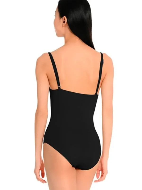 Dansebutikken Seré sort dragt m. justerbare stropper>Dame Dragter Damer | Balletdragter Damer