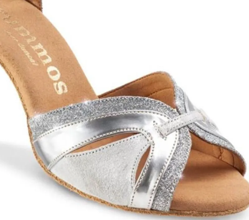 slv_dansesko__cm_hl_rummo_1.webp Dansebutikken Sølv dansesko 5 cm hæl Rummos>Dame Brudesko | Salsasko Damer