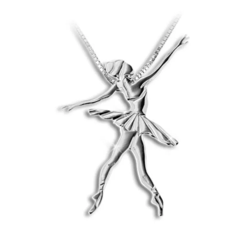 slv_halskde_balletdanser__0-1.webp Dansebutikken Sølv halskæde balletdanser tutu allonge Mikelart>Børn Andet Til Ballet | Balletting Børn