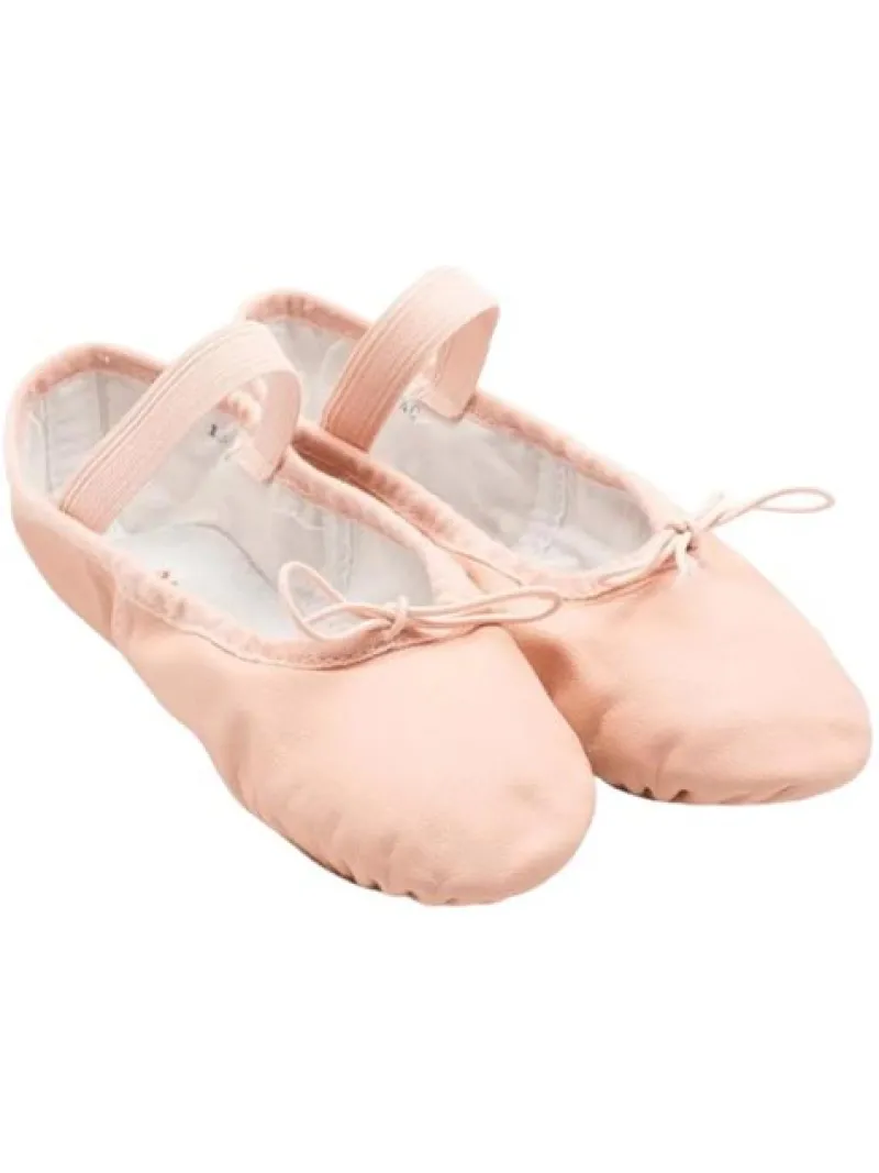 soft_fuldsl_balletskospri_1.webp Dansebutikken Soft fuldsål balletsko/springsko Bloch skind> Balletsko Bløde