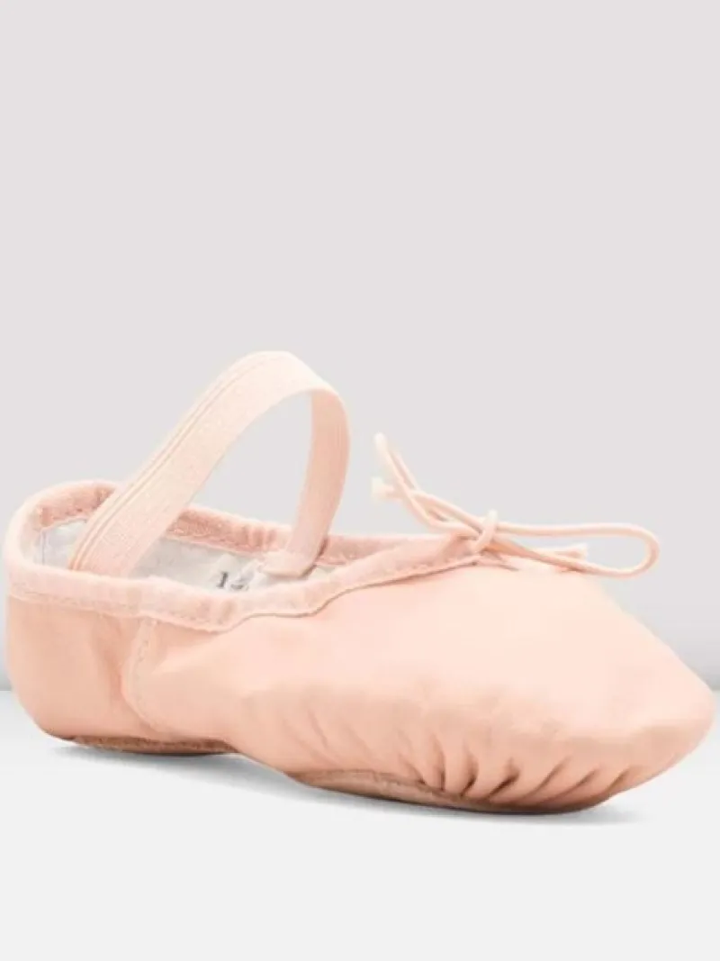 soft_fuldsl_balletskospri_7.webp Dansebutikken Soft fuldsål balletsko/springsko Bloch skind> Balletsko Bløde