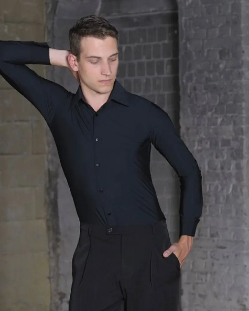 sort_body_skjorte_til_her_0.webp Dansebutikken Sort body skjorte til herrer - Ready4dance> Dansetøj Herrer