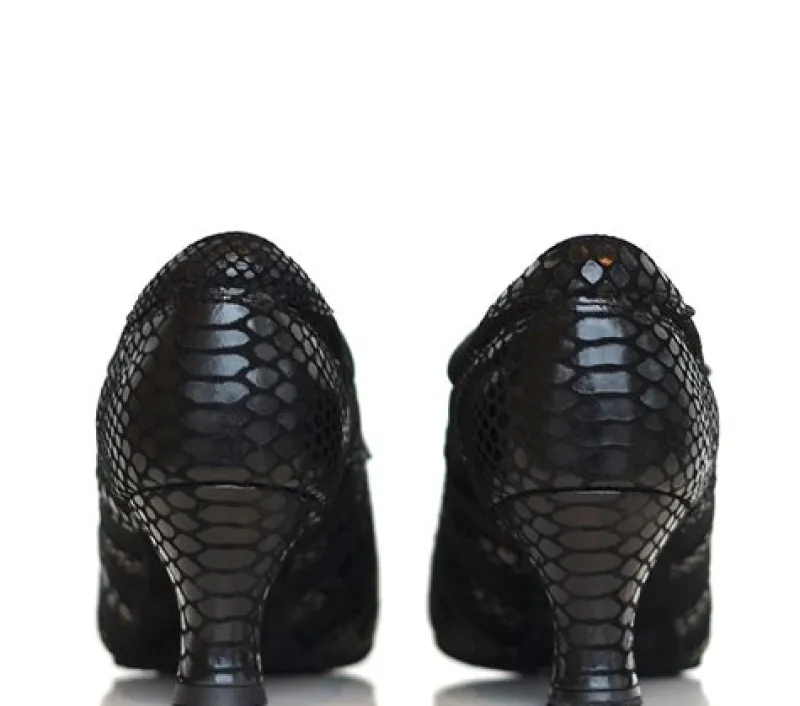 sort_croc_trnings_dansesk_2.webp Dansebutikken Sort croc trænings dansesko Ray Rose - Tiber>Dame Tangosko Damer | Træningssko Damer