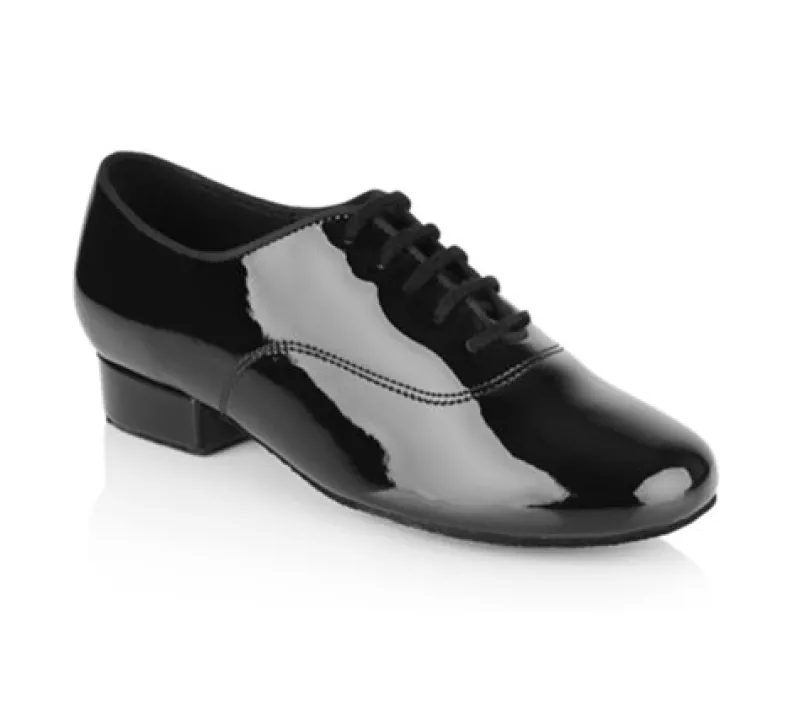 sort_drenge_standard_dans_0.webp Dansebutikken Sort drenge standard dansesko i lak Rayrose>Børn Drenge Dansesko