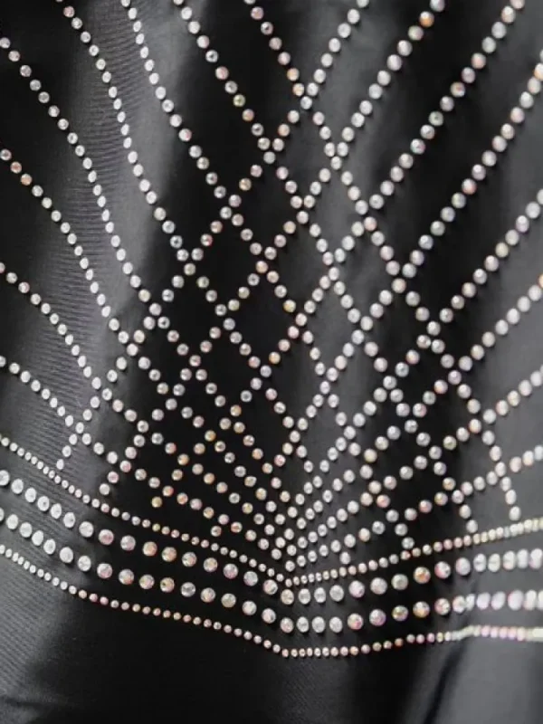 Dansebutikken Sort gymnastikdragt med mesh ryg og sten piger The zone> Dragter Piger