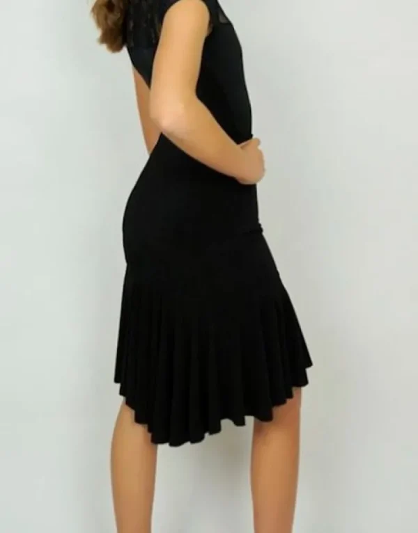 Dansebutikken Sort nederdel til dans til piger - Ready4dance> Dansetøj Pige