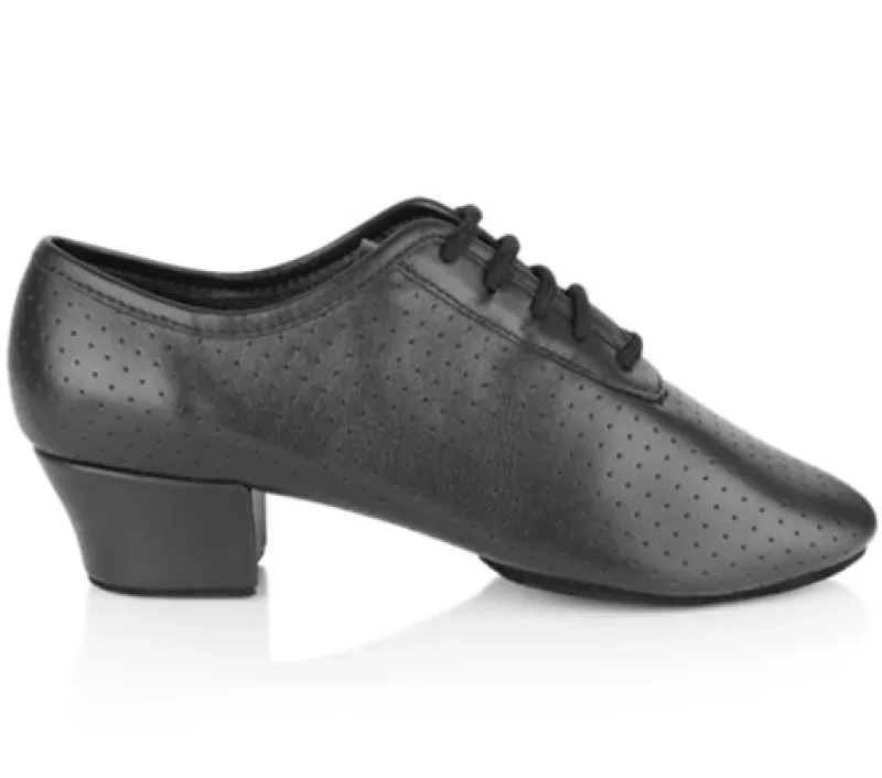 sort_perforeret_skind_dan_1.webp Dansebutikken Sort perforeret skind dansesko træning Ray Rose>Dame Tangosko Damer | Træningssko Damer