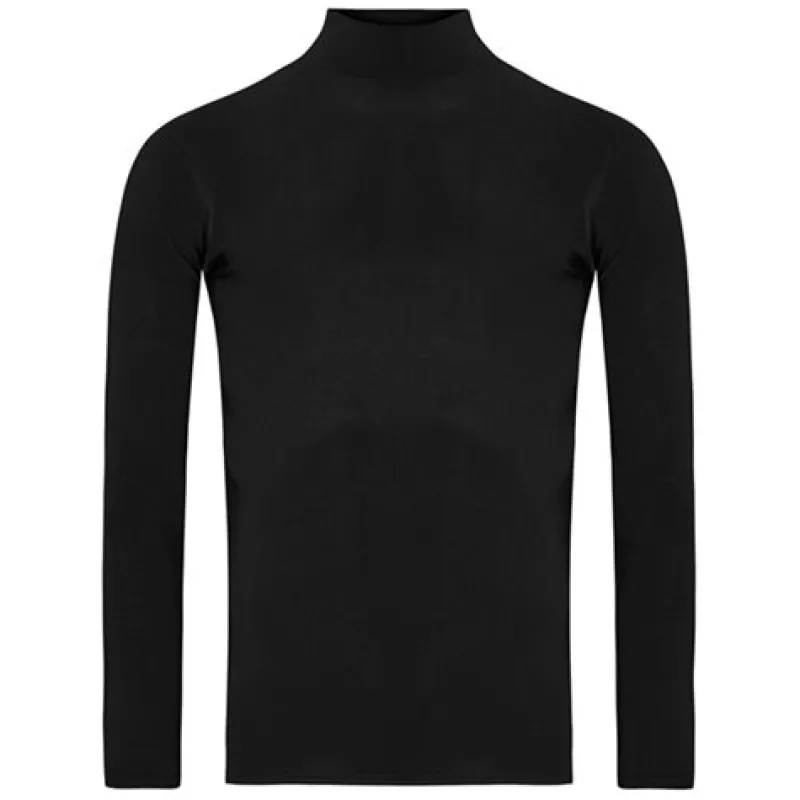 sort_rullekrave_bluse_til_1.webp Dansebutikken Sort rullekrave bluse til teen og herrer> Dansetøj Herrer