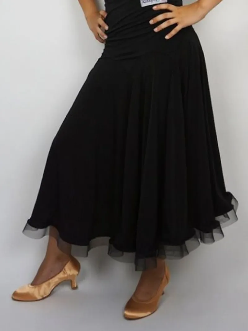 sort_standard_nederdel_ti_0.webp Dansebutikken Sort standard nederdel til damer - Ready4dance>Dame Danseunderdele Damer