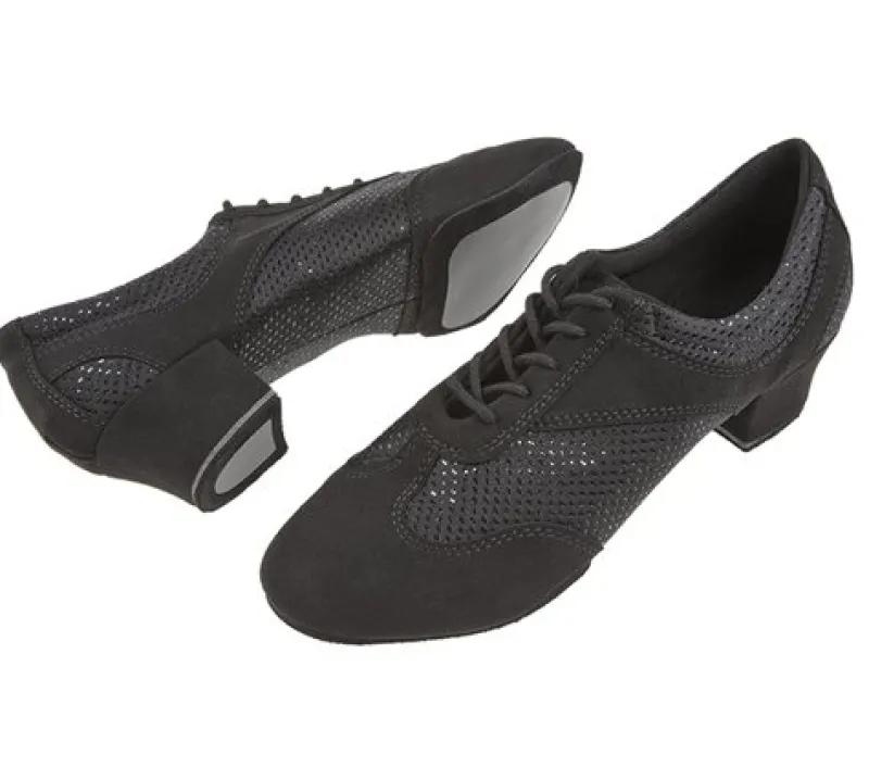 sort_trnings_dansesko_var_4.webp Dansebutikken Sort trænings dansesko vario pro glitter>Dame Salsasko Damer | Tangosko Damer