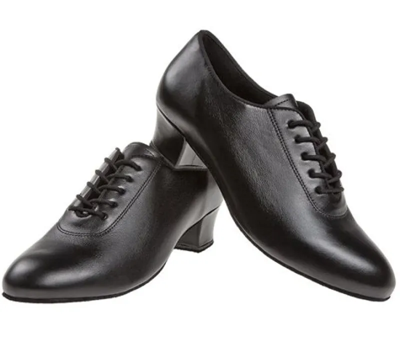 sort_trningssko_fra_diama_4.webp Dansebutikken Sort træningssko fra Diamant i sort skind til damer>Dame Salsasko Damer | Tangosko Damer