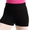 Dansebutikken sorte strik shorts til teen og damer Capezio>Dame Ballet Strik Damer | Ballet Underdele Damer