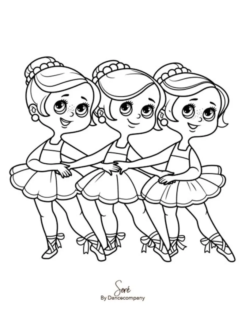 stk_ballettegninger_a_in_5.webp Dansebutikken 9 stk ballettegninger A5 inkl. 6 stk farveblyanter>Børn Andet Til Ballet | Balletting Børn