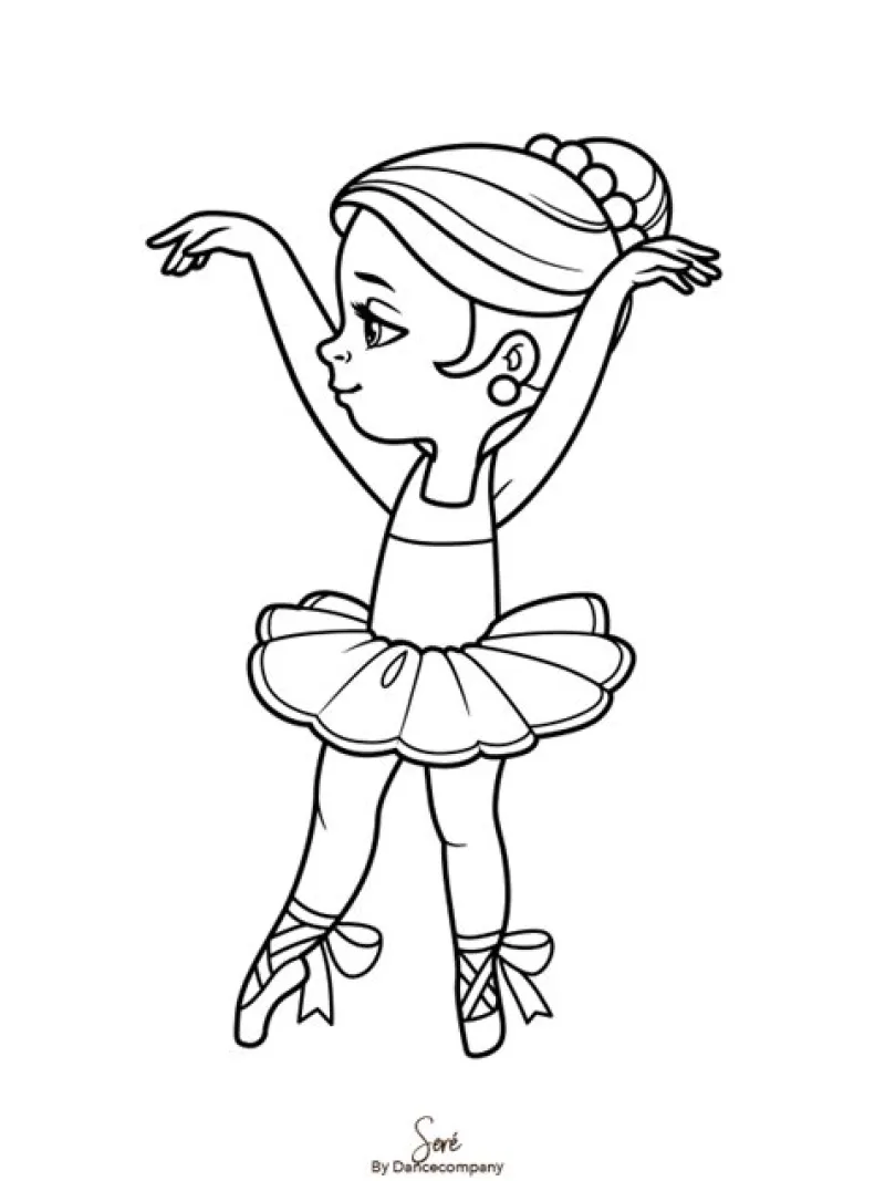 stk_ballettegninger_a_in_9.webp Dansebutikken 9 stk ballettegninger A5 inkl. 6 stk farveblyanter>Børn Andet Til Ballet | Balletting Børn