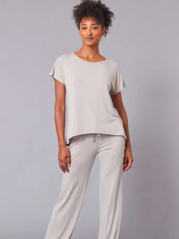 Dansebutikken Tempsdanse lys sandfarve behagelig bambus viskose buks> Pilates Bukser/leggings | Yogabukser