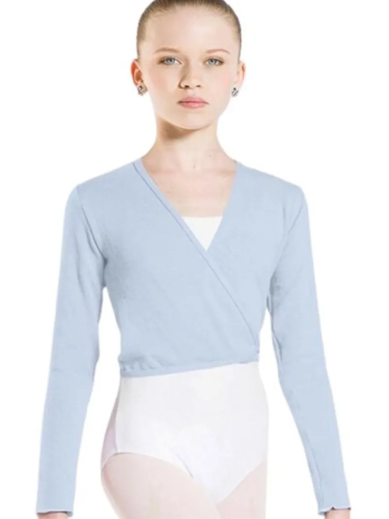 wearmoi_lysebl_sl_om_over_0.webp Dansebutikken Wearmoi lyseblå slå om overdel børn ballet/gymnastik>Børn Overdele Piger | Ballet Toppe Børn