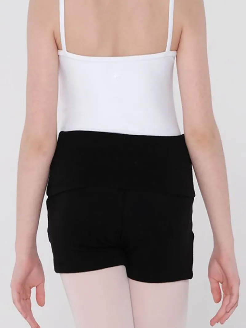 wearmoi_sorte_strikshorts_2.webp Dansebutikken Wearmoi sorte strikshorts børn ballet/gymnastik>Børn Underdele Piger | Ballet Underdele Børn