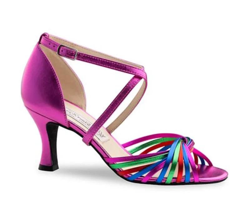 werner_kern_dansesko_mult_0.webp Dansebutikken Werner Kern dansesko multifarvet med 6,5 cm hæl - Mary>Dame Salsasko Damer | Tangosko Damer