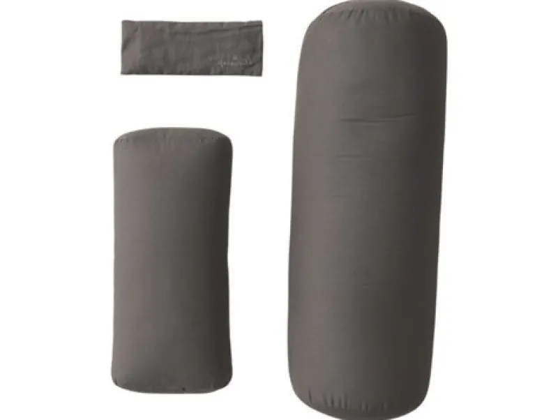 yoga_bolster_i_mrkegr__mo_2.webp Dansebutikken Yoga bolster i mørkegrå - Moonchild> Andet Til Yoga