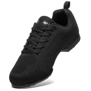 Dansebutikken ZUMA Rumpf sneaker sort åndbar knit>Dame Sneakers Børn | Salsasko Herrer